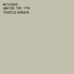#C1C0AD - Thistle Green Color Image